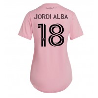 Maglie da calcio Inter Miami Jordi Alba #18 Prima Maglia Femminile 2023-24 Manica Corta